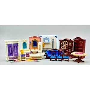 Playmobil Victorian Mansion Kitchen Living Room Bathroom Bedroom Furniture 5322